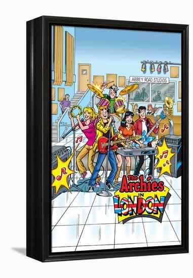 Archie Comics Cover: Archie Digest No.257 The Archies-Rex Lindsey-Framed Stretched Canvas