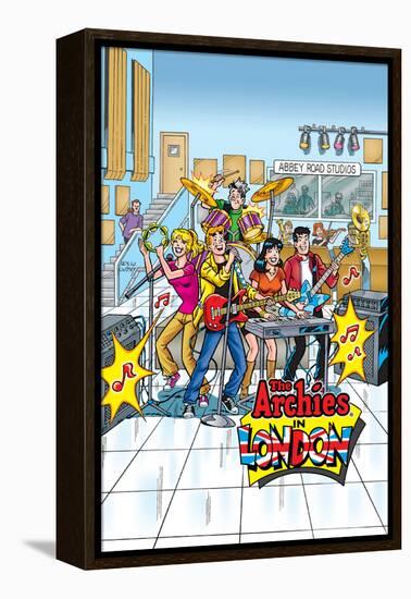 Archie Comics Cover: Archie Digest No.257 The Archies-Rex Lindsey-Framed Stretched Canvas