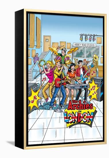 Archie Comics Cover: Archie Digest No.257 The Archies-Rex Lindsey-Framed Stretched Canvas