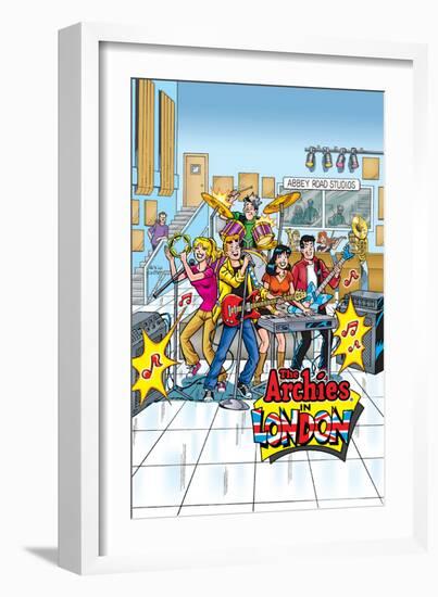 Archie Comics Cover: Archie Digest No.257 The Archies-Rex Lindsey-Framed Premium Giclee Print