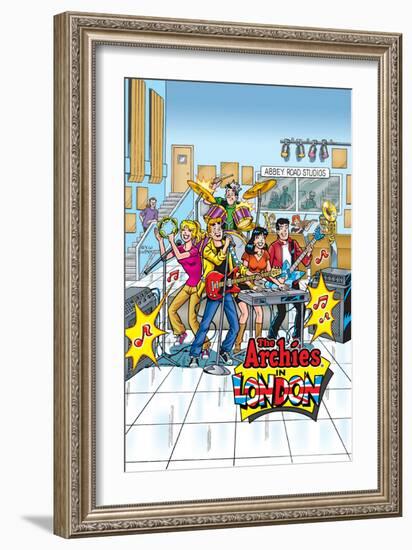 Archie Comics Cover: Archie Digest No.257 The Archies-Rex Lindsey-Framed Art Print