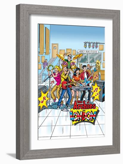 Archie Comics Cover: Archie Digest No.257 The Archies-Rex Lindsey-Framed Art Print