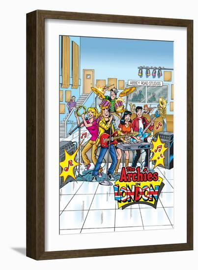 Archie Comics Cover: Archie Digest No.257 The Archies-Rex Lindsey-Framed Art Print