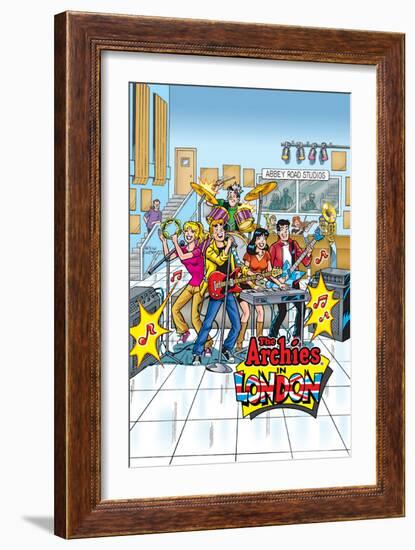 Archie Comics Cover: Archie Digest No.257 The Archies-Rex Lindsey-Framed Art Print