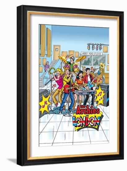 Archie Comics Cover: Archie Digest No.257 The Archies-Rex Lindsey-Framed Art Print