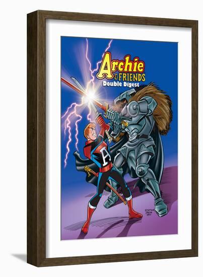 Archie Comics Cover: Archie & Friends Double Digest No.5 Adventures In The Wonder Realm-Joe Stanton-Framed Art Print