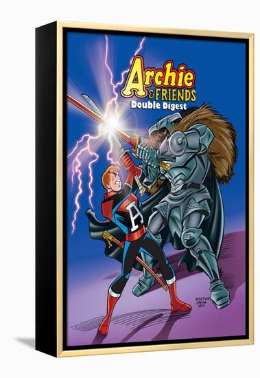 Archie Comics Cover: Archie & Friends Double Digest No.5 Adventures In The Wonder Realm-Joe Stanton-Framed Stretched Canvas