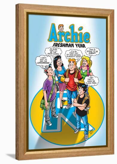 Archie Comics Cover: Archie No.587 Freshman Year-Bill Galvan-Framed Stretched Canvas