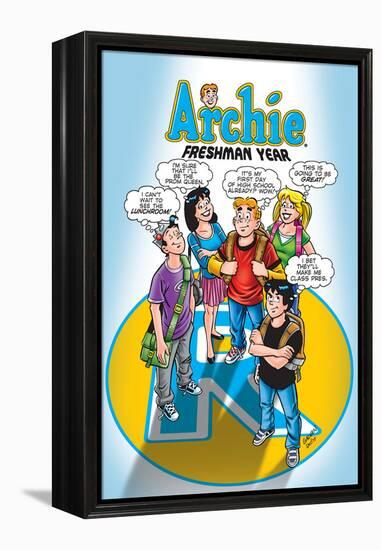 Archie Comics Cover: Archie No.587 Freshman Year-Bill Galvan-Framed Stretched Canvas