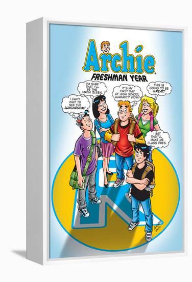 Archie Comics Cover: Archie No.587 Freshman Year-Bill Galvan-Framed Stretched Canvas