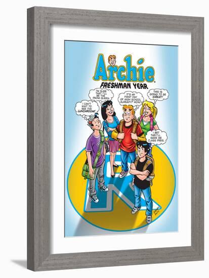 Archie Comics Cover: Archie No.587 Freshman Year-Bill Galvan-Framed Premium Giclee Print