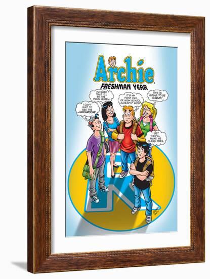 Archie Comics Cover: Archie No.587 Freshman Year-Bill Galvan-Framed Art Print