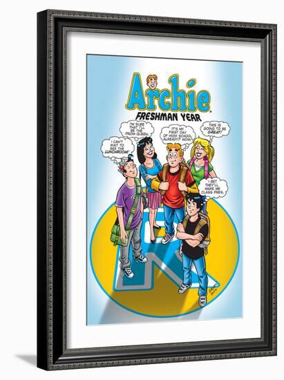 Archie Comics Cover: Archie No.587 Freshman Year-Bill Galvan-Framed Art Print