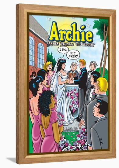 Archie Comics Cover: Archie No.601 Archie Marries Veronica: The Wedding-Stan Goldberg-Framed Stretched Canvas