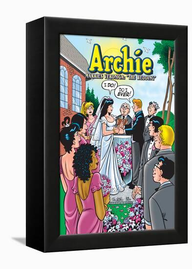 Archie Comics Cover: Archie No.601 Archie Marries Veronica: The Wedding-Stan Goldberg-Framed Stretched Canvas