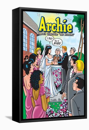 Archie Comics Cover: Archie No.601 Archie Marries Veronica: The Wedding-Stan Goldberg-Framed Stretched Canvas