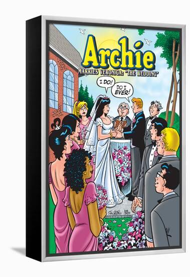 Archie Comics Cover: Archie No.601 Archie Marries Veronica: The Wedding-Stan Goldberg-Framed Stretched Canvas