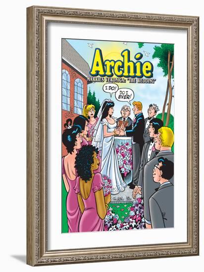 Archie Comics Cover: Archie No.601 Archie Marries Veronica: The Wedding-Stan Goldberg-Framed Art Print