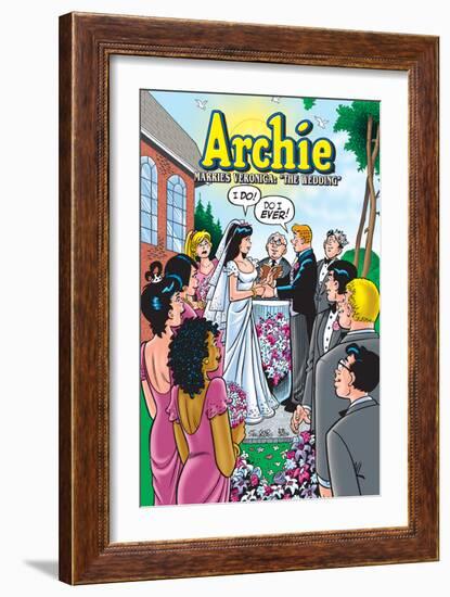 Archie Comics Cover: Archie No.601 Archie Marries Veronica: The Wedding-Stan Goldberg-Framed Art Print