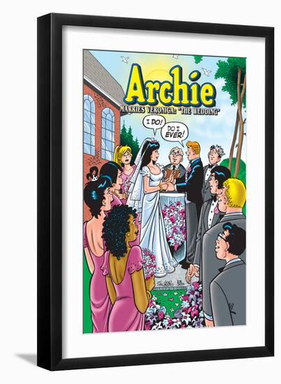 Archie Comics Cover: Archie No.601 Archie Marries Veronica: The Wedding-Stan Goldberg-Framed Art Print