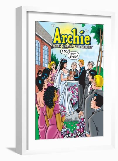 Archie Comics Cover: Archie No.601 Archie Marries Veronica: The Wedding-Stan Goldberg-Framed Art Print