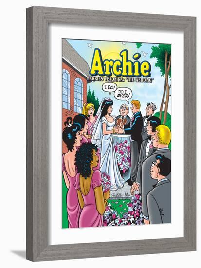 Archie Comics Cover: Archie No.601 Archie Marries Veronica: The Wedding-Stan Goldberg-Framed Premium Giclee Print