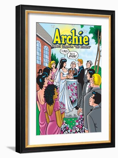 Archie Comics Cover: Archie No.601 Archie Marries Veronica: The Wedding-Stan Goldberg-Framed Premium Giclee Print