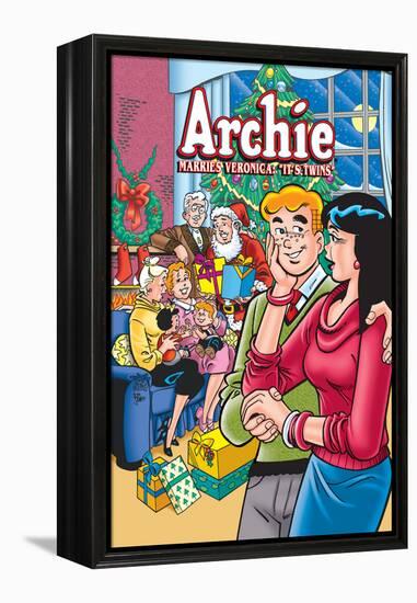 Archie Comics Cover: Archie No.602 Archie Marries Veronica: It's Twins.-Stan Goldberg-Framed Stretched Canvas
