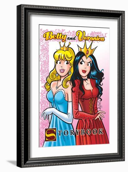 Archie Comics Cover: Betty and Veronica Storybook-Dan Parent-Framed Art Print