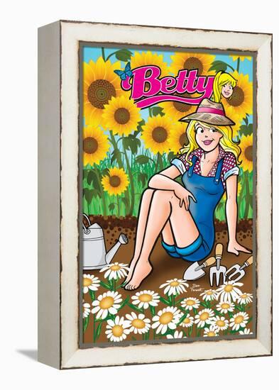 Archie Comics Cover: Betty No.191-Dan Parent-Framed Stretched Canvas