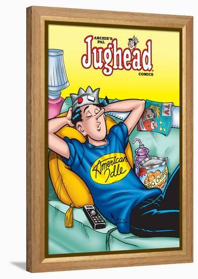 Archie Comics Cover: Jughead No.186 American Idle-Rex Lindsey-Framed Stretched Canvas