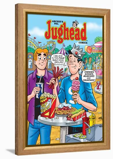 Archie Comics Cover: Jughead No.195 Carnival Food-Rex Lindsey-Framed Stretched Canvas