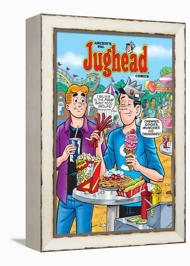 Archie Comics Cover: Jughead No.195 Carnival Food-Rex Lindsey-Framed Stretched Canvas