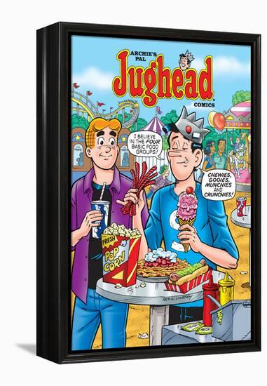 Archie Comics Cover: Jughead No.195 Carnival Food-Rex Lindsey-Framed Stretched Canvas