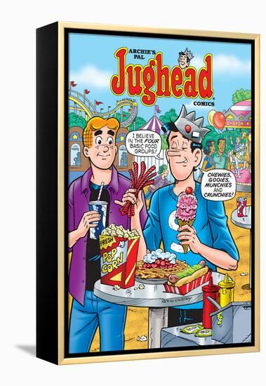 Archie Comics Cover: Jughead No.195 Carnival Food-Rex Lindsey-Framed Stretched Canvas