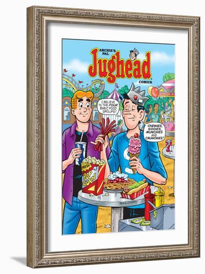 Archie Comics Cover: Jughead No.195 Carnival Food-Rex Lindsey-Framed Art Print