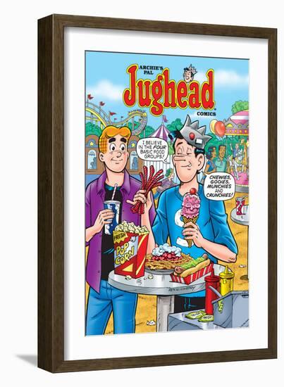 Archie Comics Cover: Jughead No.195 Carnival Food-Rex Lindsey-Framed Art Print