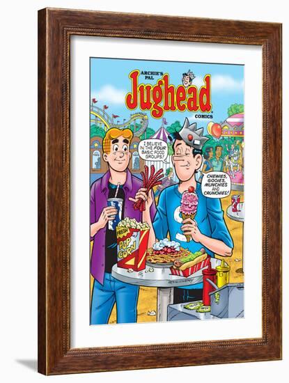 Archie Comics Cover: Jughead No.195 Carnival Food-Rex Lindsey-Framed Art Print