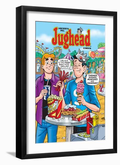 Archie Comics Cover: Jughead No.195 Carnival Food-Rex Lindsey-Framed Art Print