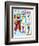 Archie Comics Fashions: Betty's Bell Bottoms-null-Framed Premium Giclee Print