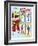 Archie Comics Fashions: Betty's Bell Bottoms-null-Framed Art Print