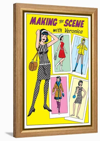 Archie Comics Fashions: Making The Scene With Veronica-null-Framed Stretched Canvas