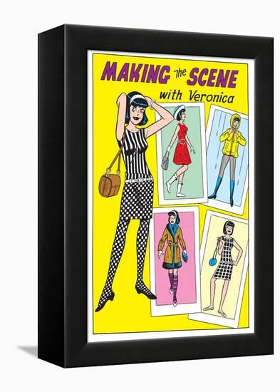 Archie Comics Fashions: Making The Scene With Veronica-null-Framed Stretched Canvas