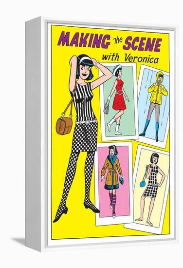 Archie Comics Fashions: Making The Scene With Veronica-null-Framed Stretched Canvas