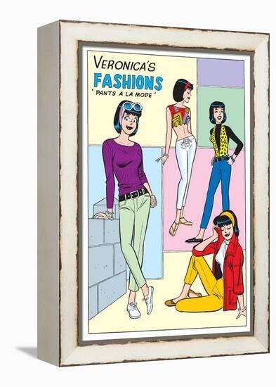 Archie Comics Fashions: Veronica's Fashions Pants A La Mode-null-Framed Stretched Canvas