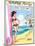 Archie Comics Pin-Up: Veronica And Archie At The Beach-null-Mounted Art Print