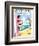 Archie Comics Pin-Up: Veronica And Archie At The Beach-null-Framed Premium Giclee Print