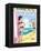 Archie Comics Pin-Up: Veronica And Archie At The Beach-null-Framed Stretched Canvas