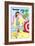 Archie Comics Pin-Up: Veronica At The Beach-null-Framed Premium Giclee Print