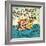 Archie Comics Retro: Archie and Betty Comic Panel; Drowning (Aged)-null-Framed Art Print